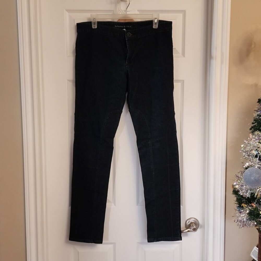 Banana Republic Dark Wash Denim Stitch Details